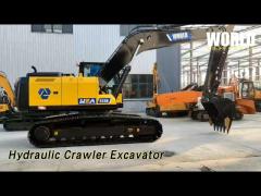 Long Arm Hydraulic Crawler Excavator 0.8m3 Bucket Heavy Low Noise