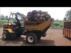 4WD Palm Oil Tractor Mini Truck Dumper With Diesel Engine