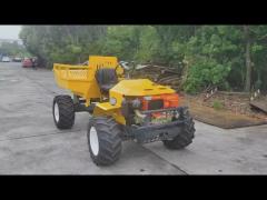 11L Palm Oil Tractor 4*4 Wheel Drive With 240-1340rpm PTO Speed With Standard Dumper