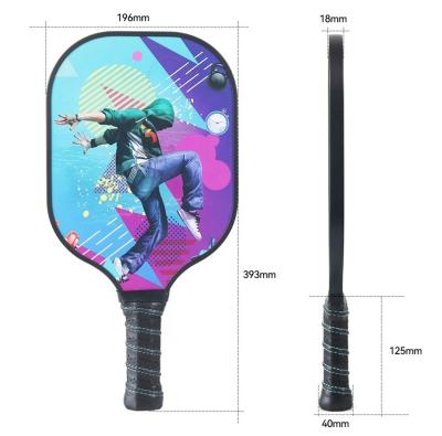 China 2022 USAPA Game OEM Carbon Side Honeycomb Core Outdoor or Indoor Portable Pickleball Paddle Set Outdoor Ball With Carry Bag for sale