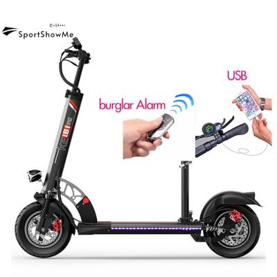 China Wholesale 800W Max Range 30-60Km Unisex Electric Kick Scooter With Seat Foldable Adult Electric Scooter for sale