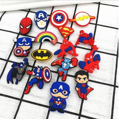 China Decorative Charm Buckle Buckle Decorative Accessories PVC Soft Cute Cartoon Beach Garden Shoes With Accessories for sale