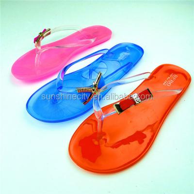 China Popular Jelly Ladies Sandal Slippers for sale