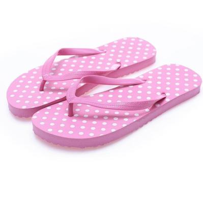 China New Design Fashion Style Anti-odor PVC Upper PE Rubber Women Flip Flops Unique Anti-skid Slippers for sale