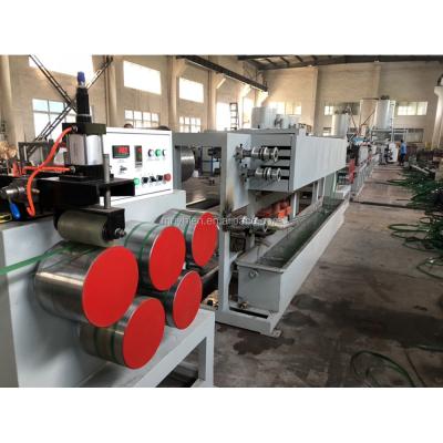 China MUYBIEN pp plate packing belt extrusion line / pp tie making line / pp strip extruding machine for sale