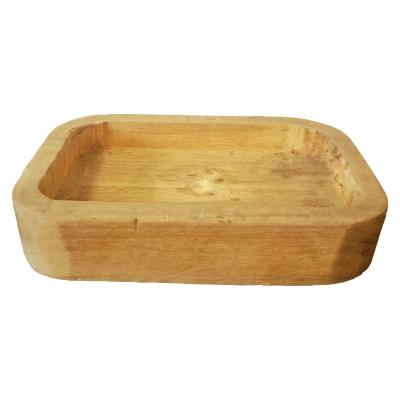 China Europe Rustic Home Decor Handmade Crafts Wooden Bread Tray Wooden Tea Tray for sale