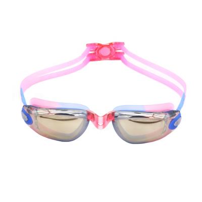 China Swimming Kids Use Silver Plating Swim Goggles Anti Fog Professional Sports Swimming Goggles for sale