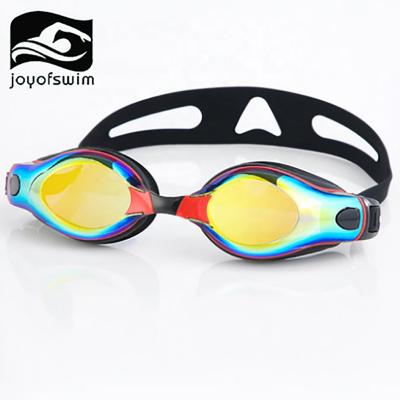 China Waterproof/no leak/100% Adjustable Wide Packing Anti Fog Silicone Sports Swim Goggles Adult Glasses Eco-Friendly Fog Prevention/Clarity Better for sale