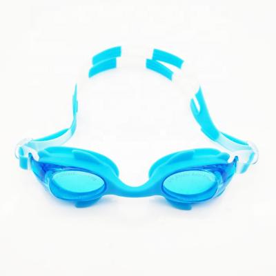 China Waterproof/no leak/funny swim goggles swim goggles new anti-fog silicone anti-fog prevention/clarity goggles for children kids for sale