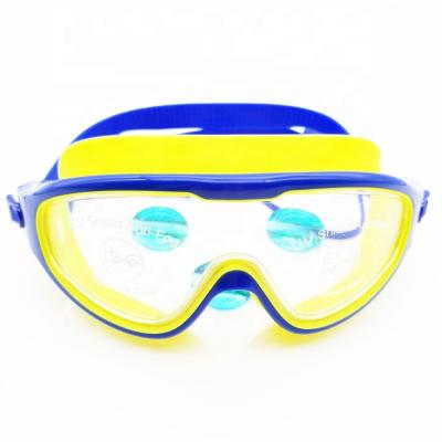 China Waterproof/no leak/Professional Waterproof Anti-fog Swimming Girls Boys HD Swimming Glasses Fog Prevention/Clarity Clear Big Frame Swim Diving Glasses for sale