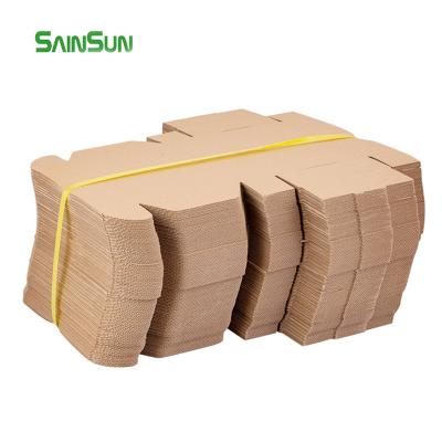 China Recyclable Matte Hard Airplane Mailer Decorative T-shirt Apparel Packaging Open Corrugated Box for sale