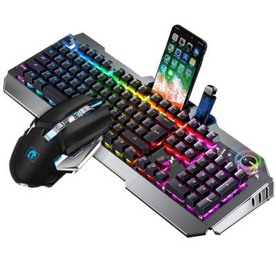 China Rechargeable Wireless High Quality Radio Keyboard Mouse Gaming Set With LED Backlight for sale