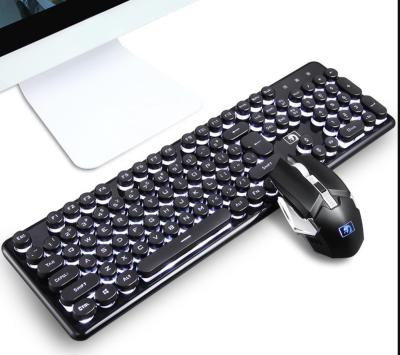 China For Mamba Desktop Wireless Mechanical Snake Gaming Keyboard and Mouse Set Wireless Charging Glowing Manipulator for sale