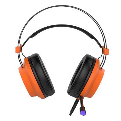 China Hot Selling Ergonomic Earphone RGB 7.1 And Acousti Principle Design Gaming Headphones With Microphone for sale