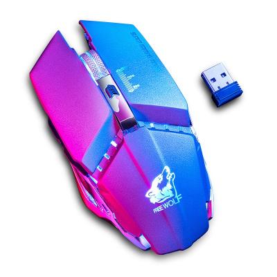 China Wolf X11 Liquid Free Hot Selling 2.4GHz Game Wireless Rechargeable Mouse for sale