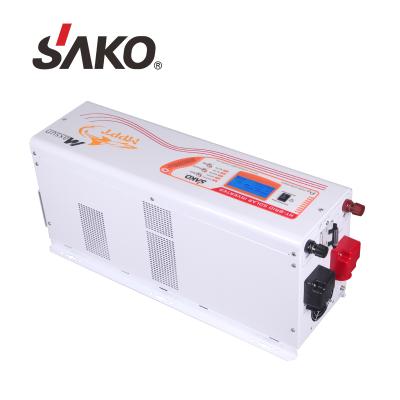 China Home 100% Full Power Off Hoop Hybrid Solar Inverter 6KW 48VDC with 60A MPPT Solar Charge Controller for sale