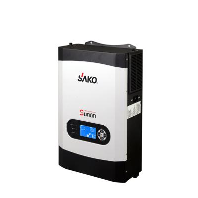 China SAKO Inverter 5kw 5000W Solar Inverter 5KVA 5KW 48V to 220V 230V Mppt Integrated 80A 550*450*250mm for sale