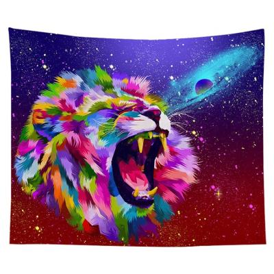 China Art Decor Tapestry Custom Colored Animal Nordic , Bedroom Room Decoration Hanging Fabric for sale