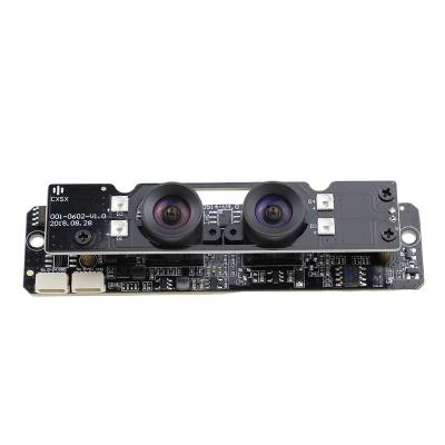 China 2mp AR0230 Vandalproof Dual Lens Camera Module For Fixed Focus WRD96 Wide Angle USB2.0 Face Recognition for sale