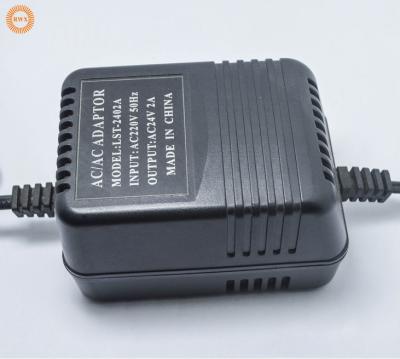 China Power Linear AC Adapter Transformer 24v Power Supply Changeover Adapter for sale