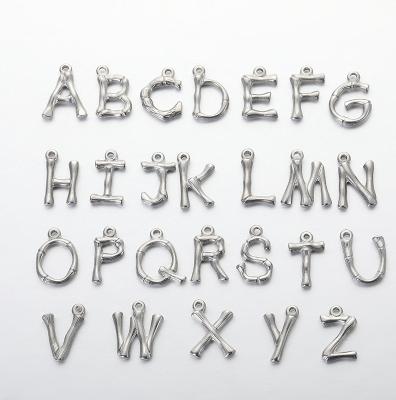 China New Anti-Shrink English Alphabet Marking With Letters Necklace Jewelry Mens Womens Hiphop Jewelry Accessories Personalized Nameother Steel P for sale