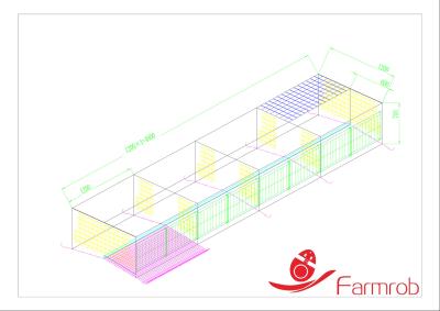 China Large Space Breeder Chicken Battery Cage System For Broilers Male And Female Mixed for sale