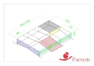 China Automatic Poultry Battery Cage System Centralized Management Quail Battery Cage for sale