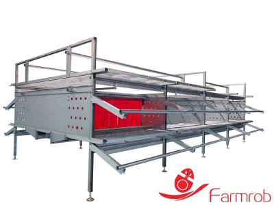 China 2 Tiers 3 Tiers Cage Free System Automatische cage-free eiproductiesystemen Te koop