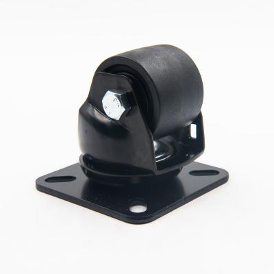 China Universal Caster Wheel Black 50*38*78mm Nylon Swivel Caster 300kg 2 Inch Duty High Caster For Automation Machinery And Equipment Black Nylon 50*38*78mm for sale