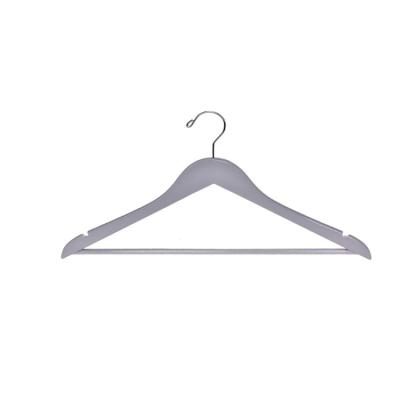 China Traditional Solid Wood Coat Hangers with Stylish Chrome Hooks - Heavy Duty Clothes, Jacket, Shirt, Pants, Suit Curved Hangers for sale