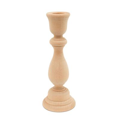 China Home Decor Traditional Wooden Candle Holder, Decorative Pillar Candle Holders Candlestick Holder for Home Decor, Wedding for sale