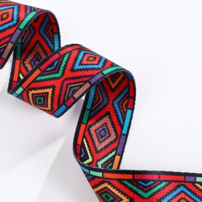 China Colorful Durable Sustainable Development 3.8cm Webbing Seat Belt Webbing for Shoulder Handbag Clothing Strap for sale