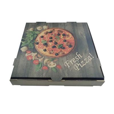 China Recyclable Wholesale Custom Printing Corrugated Paper Boxes Pizzas 7/10/12 Inch Pizza Paper Boxes for sale