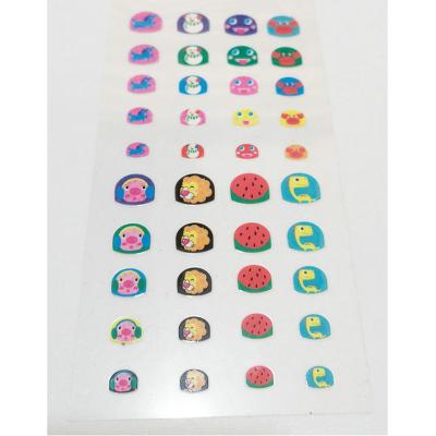 China Various Cartoon Character Waterproof+Eco-friendly Custom Pattern Kids Cute Nail Art Sticker For Kids for sale