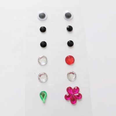 China High Quality Colorful Creations of Waterproof+Eco-friendly Crystal Rhinestones Diamond Stickers For DIY for sale