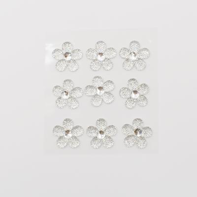 China Viable Acrylic Diamond Flower Custom Stickers for sale