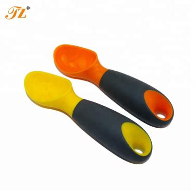 China Viable Colored Plastic Food Grade Yogurt Spoon Ice Cream Scoop for sale