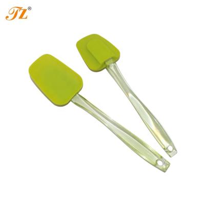 China Fashional Sustainable Design Silicone Heat Resistant Spatula with Plastic Handle for Cooking for sale