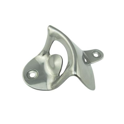 China Good Quality Sustainable Wholesale Stainless Steel Wall Mounted Bottle Opener for sale