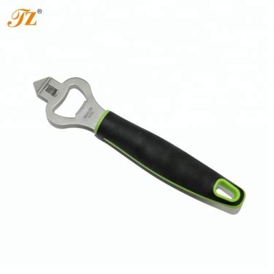 China Sustainable Top Quality Stainless Steel Bottle Opener With Plastic Handle for sale