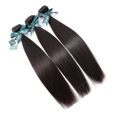 China 100% Addictive Natural Black Malaysian Silk Hair 100% Straight Weave Remy Hair 3pcs/lot Wholesale 2022 Pure Virgin Human Hair 30 Inch Bundles for sale