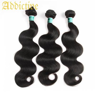 China Addictive Wholesale 100% Brazilian Remy Human Hair Long Hair Weave Bundles Body Wave Remy Human Hair Extensions Weft 100% for sale