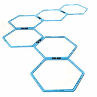 China Hexagonal PE Ladder Set, Plyometric Hexagonel Speed ​​Ring for Agility Legwork Training for sale