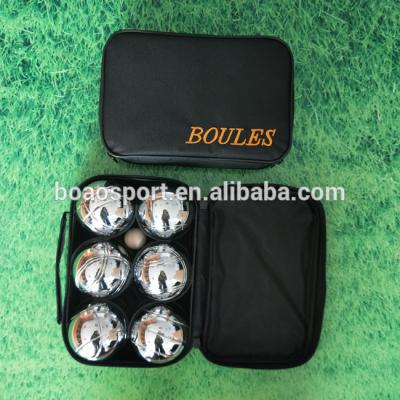 China Outdoor Sports Game Set Metal Petanque Balls, Bocce Ball Game, Boccia Set For Outdoor Sports Set for sale