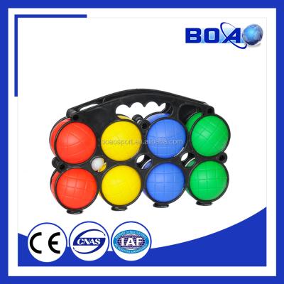 China Colorful Entainment Bocce ball set with durable plastic for sale