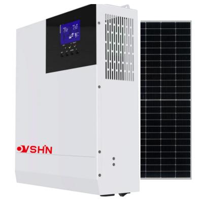 China Single Phase 5kw 10kw 20kw Hybrid On/Off Grid Inverter For Solar Panel System Grid Tie Inverter 498x410x201(mm) for sale