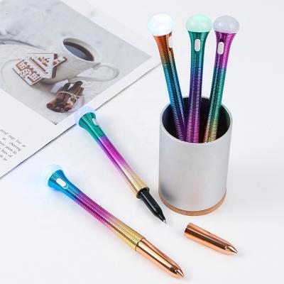 China office & School Pen 2023 New Rainbow Color Led Pen Light Fashionable And Attractive Design For Girls for sale