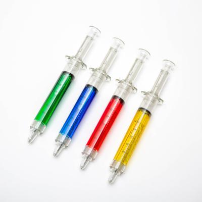 China Promotional Pen Hospital Promotional Injection Shape Ballpoint Pen Custom Logo Syringe Ball Pen Wholesale Novelty for sale