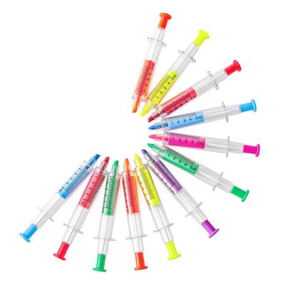 China 2in1 Pen Syringe Enhancer Bar Ballpoint Pen Injection Syringe Promotional Multicolor Plastic Pen for sale