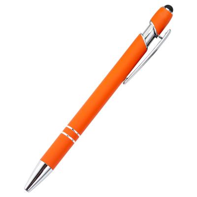 China Hot Sale 2in1 Stylus Pen Screen Promotional Metal Stylus Ballpoint Pen Ballpoint Pen With Custom Logo for sale